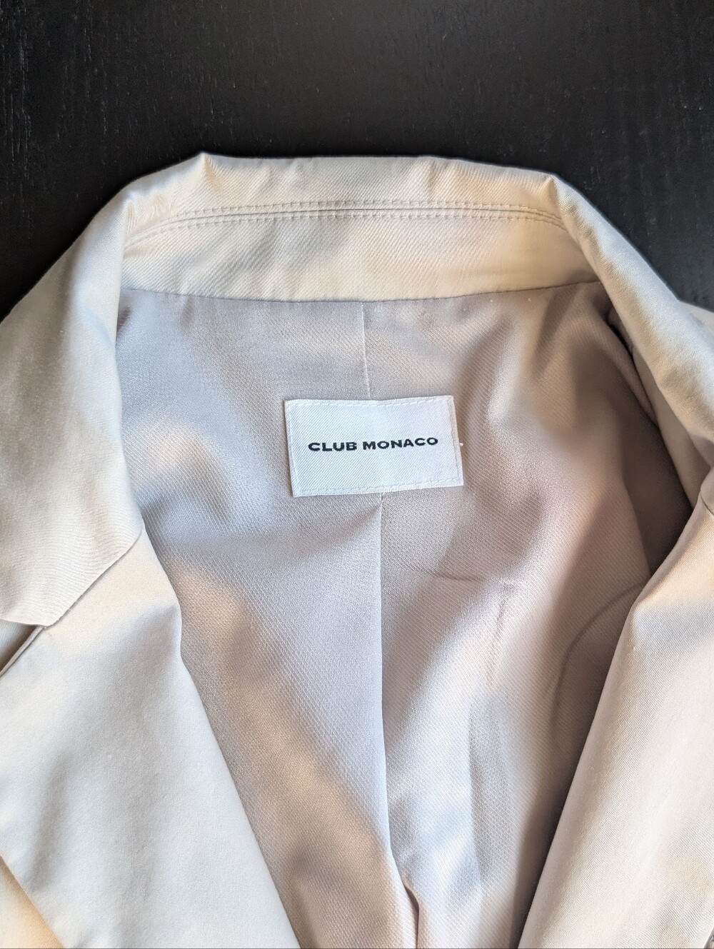 Club Monaco Slim Fit Blazer in Taupe - Picture 5 of 12